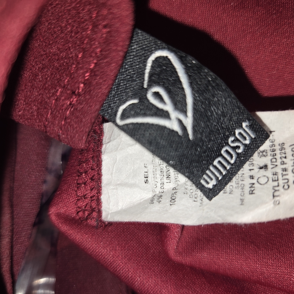 Windsor Red Ruched Cocktail Dress - Picture 2 of 2